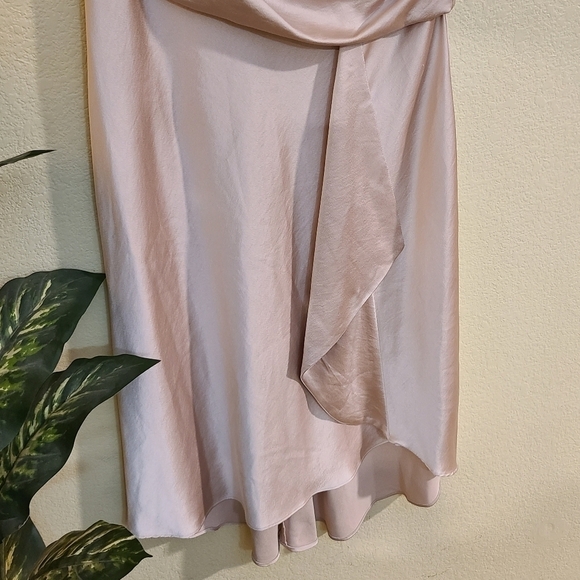 Taylor satin champaign color dress size 14P - Picture 5 of 15